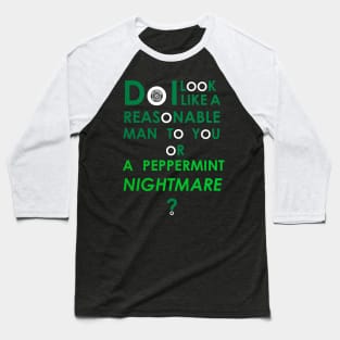 Mighty Peppermint Hitcher - Eye Voodoo Baseball T-Shirt